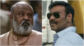 ajay devgn and saurabh shukla in raid