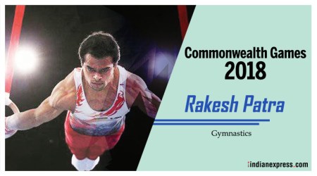 Rakesh Patra will compete in the Artistic Gymnastics event.