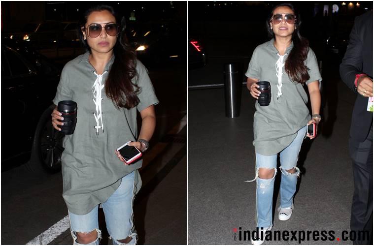 airport fashion, airport style, deepika padukone, disha patani, yami gautam, rani mukerji, Bipasha basu, daisy shah, kajal agarwal, celeb fashion, bollywood fashion, bollywood airport style, indian express, indian express news