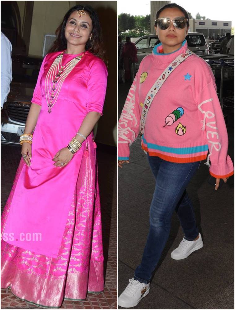 Rani Mukerji, Hichki, Hichki success party, Rani Mukerji fashion, Rani Mukerji style, Rani Mukerji latest news, Rani Mukerji latest photos, Rani Mukerji images, Rani Mukerji pictures, Rani Mukerji updates, celeb fashion, bollywood fashion, indian express, indian express news