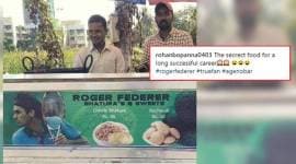 rohan bopanna roger insta_759 Roger Federer, Rohan Bopanna, Rohan Bopanna instagram, Rohan Bopanna instagram Roger Federer poster, Roger Federer long and successful career, Rohan Bopanna finds the reason for Roger Federer career, trending news, indian express