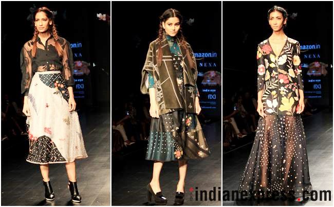Amazon India Fashion Week AW’18, AIFW 2018, AIFW Day 4, Charu Vij, Diksha Khanna, Gautam Gupta, Kanika Goyal, Pinnacle by Shruti Sancheti, Priyam Narayan, Sahil Kochhar, celeb fashion, fashion week, indian express, indian express news