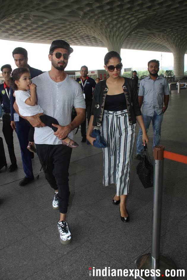 monochrome stripes, different ways to wear monochrome stripes, Kangana Ranaut monochrome stripes, Anushka Sharma monochrome stripes, Genelia Deshmukh monochrome stripes, Malaika Arora monochrome stripes, Rakul Preet monochrome stripes, indian express, indian express news