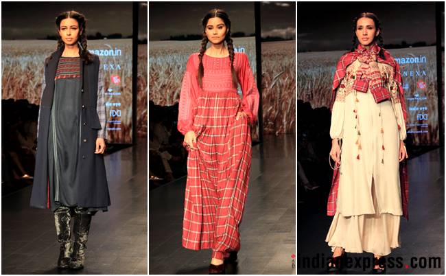 Amazon India Fashion Week AW’18, AIFW 2018, AIFW Day 4, Charu Vij, Diksha Khanna, Gautam Gupta, Kanika Goyal, Pinnacle by Shruti Sancheti, Priyam Narayan, Sahil Kochhar, celeb fashion, fashion week, indian express, indian express news