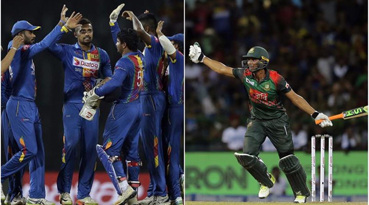 Bangladesh Fielders Involved In Heated Exchange Against Sri Lanka Watch Video Sports News The Indian Express