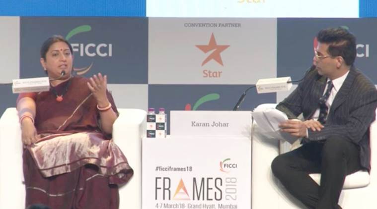 Smriti Irani karan johar