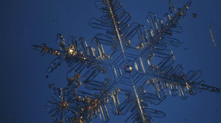 Snowflake crystal holds clues to climate change, watersheds: Study ...