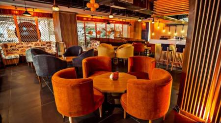 boozy butter chicken, fish fingers, Soirée, Soirée review, Soirée menu, Soirée noida, indian express, indian express news