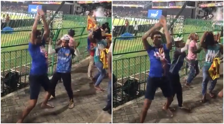 Video: 'Sri Lanka man's' naagin dance after Dinesh Karthik hit last ball  sixer against Bangladesh goes viral | Trending News,The Indian Express
