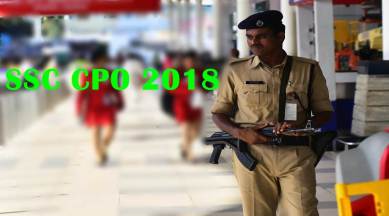 SSC CPO recruitment 2018, ssc.nic.in, ssc online