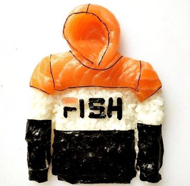 sushi art, sushi designs, food designs, weird sushi designs, theonigiriart Instagram, sushi chef, trending pictures, viral pictures, Indian Express , sushi art yujia hu