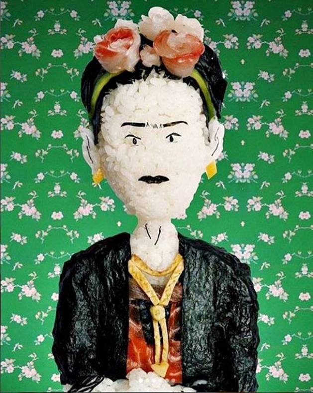 sushi art, sushi designs, food designs, weird sushi designs, theonigiriart Instagram, sushi chef, trending pictures, viral pictures, Indian Express , sushi art yujia hu