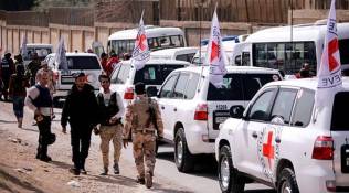 syria, ghouta, syria aid convoy, who, syria medical supplies, syria government forces, Ali al-Za'tari, syria bombing, syria war