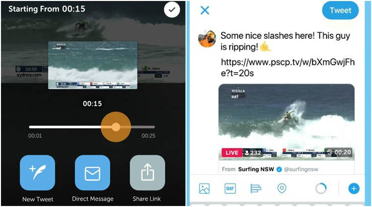 Now share live videos from any specific moment with Twitter Timestamps