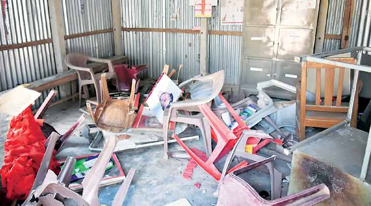 tripura violence, tripura post-poll violence, cpm, bjp violence in tripura, lenin statue destroyed in tripura, tripura political clashes, sitaram yechury, indian express news