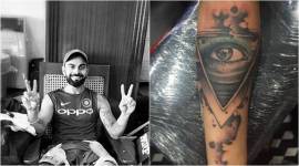 Virat Kohli, Virat Kohli tattoo, Virat Kohli tattoo pic, Virat Kohli latest tattoo, Virat Kohli pictures
