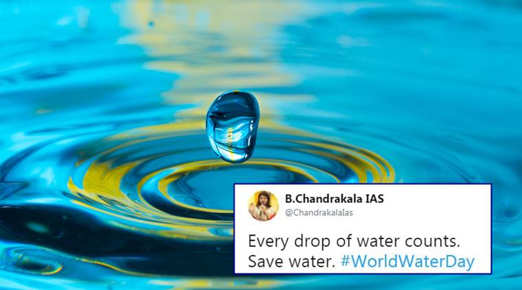 world water day 2018 twitterati unite in their plea to conserve water trending news the indian express world water day 2018 twitterati unite