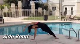Yasmin Karachiwala, Yasmin Karachiwala pilates, Yasmin Karachiwala fitness videos, Yasmin Karachiwala side bend, Yasmin Karachiwala side bend pilates, Yasmin Karachiwala March Matness, Yasmin Karachiwala body toning, indian express, indian express news