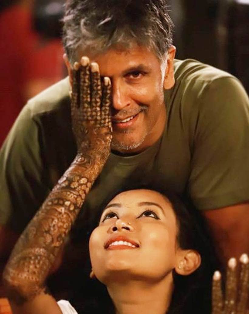 milind soman and ankita konwar