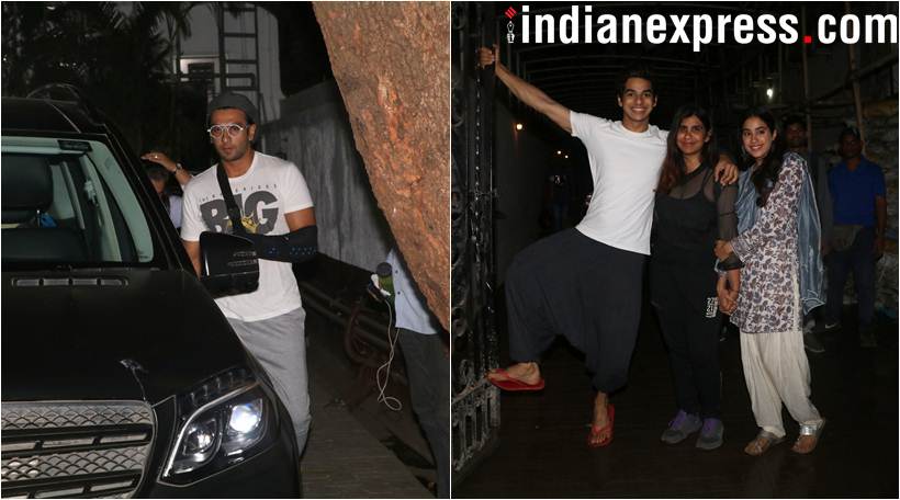 disha patani, ranveer singh, dhadak wrap up phoros. celeb spotting latest photos