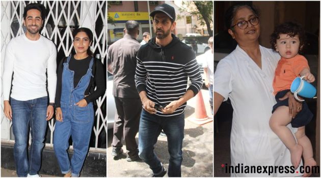 latest celeb spotting photos akshay kumar hrithik roshan taimur
