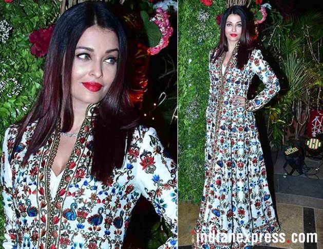 Aishwarya Rai Bachchan, Aishwarya Rai Bachchan latest photos, Aishwarya Rai Bachchan fashion, Sonam Kapoor, Sonam Kapoor fashion, Sara Ali Khan, Sara Ali Khan fashion, sandeep khosla niece wedding, indian express, indian express news