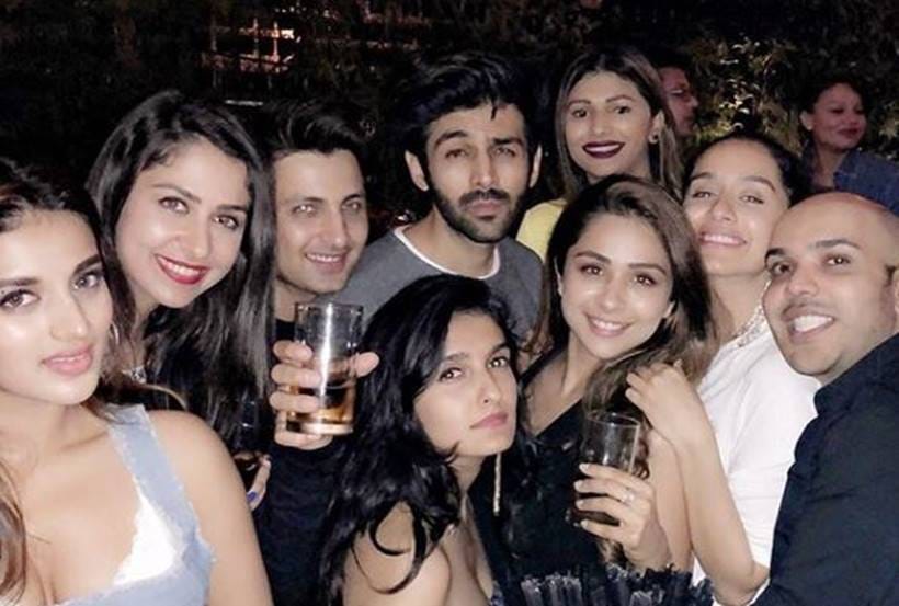 kartik aaryan at shaan Muttathil birthday
