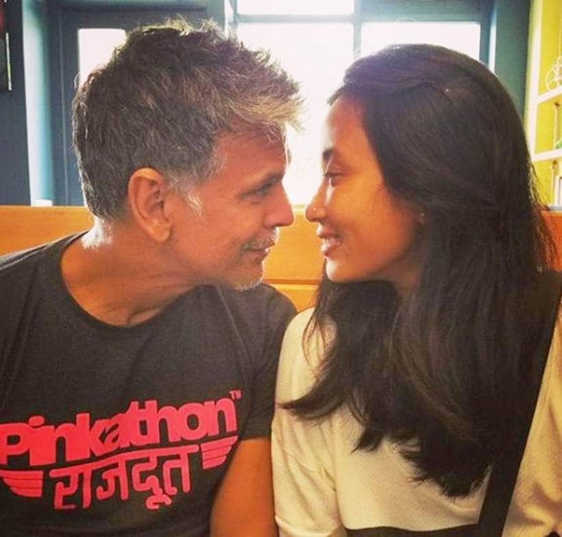 milind soman and ankita konwar