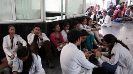 AIIMS resident doctors on strike after colleague slapped by senior, OPD services hit