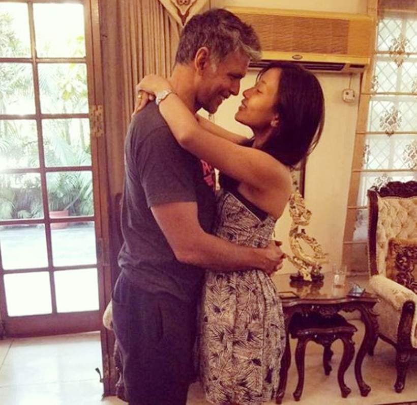 milind soman and ankita konwar