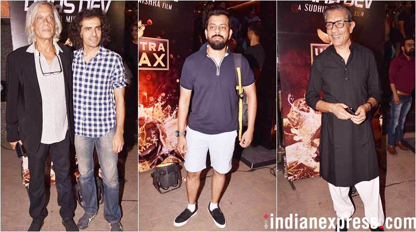 prakash jha, bejoy nambiar and imtiaz ali at daas dev screening