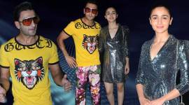 Alia Bhatt, Alia Bhatt latest photos, Alia Bhatt fashion, Alia Bhatt Gully boy, Alia Bhatt LBD, Alia Bhatt Zara, Ranveer Singh, Ranveer Singh latest photos, Ranveer Singh fashion, Ranveer Singh GullyBoy wrap up party, indian express, indian express news