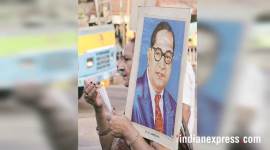 Ambedkar statue vandalised, bhim rao ambedkar, ambedkar statue vandalised in ambala, haryana news, Naraingarh, dalit groups clash