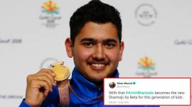 cwg 2018, Anish Bhanwala, bhanwala, youngest medallist cwg, india medals cwg, shooting news, commonwealth games 2018, trending news, indian express, twitter reactions