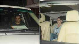 Arbaaz Khan and Sonakshi Sinha at Salman khan house