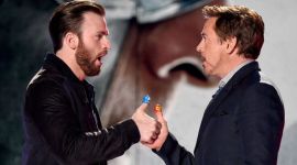 Robert Downey Jr and Chris Evans