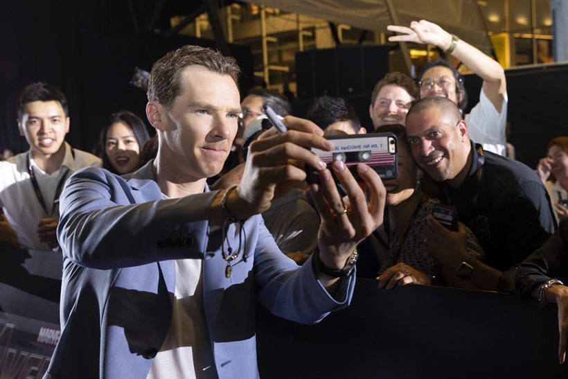 avengers infinity war robert downey jr benedict cumberbatch karen gillan