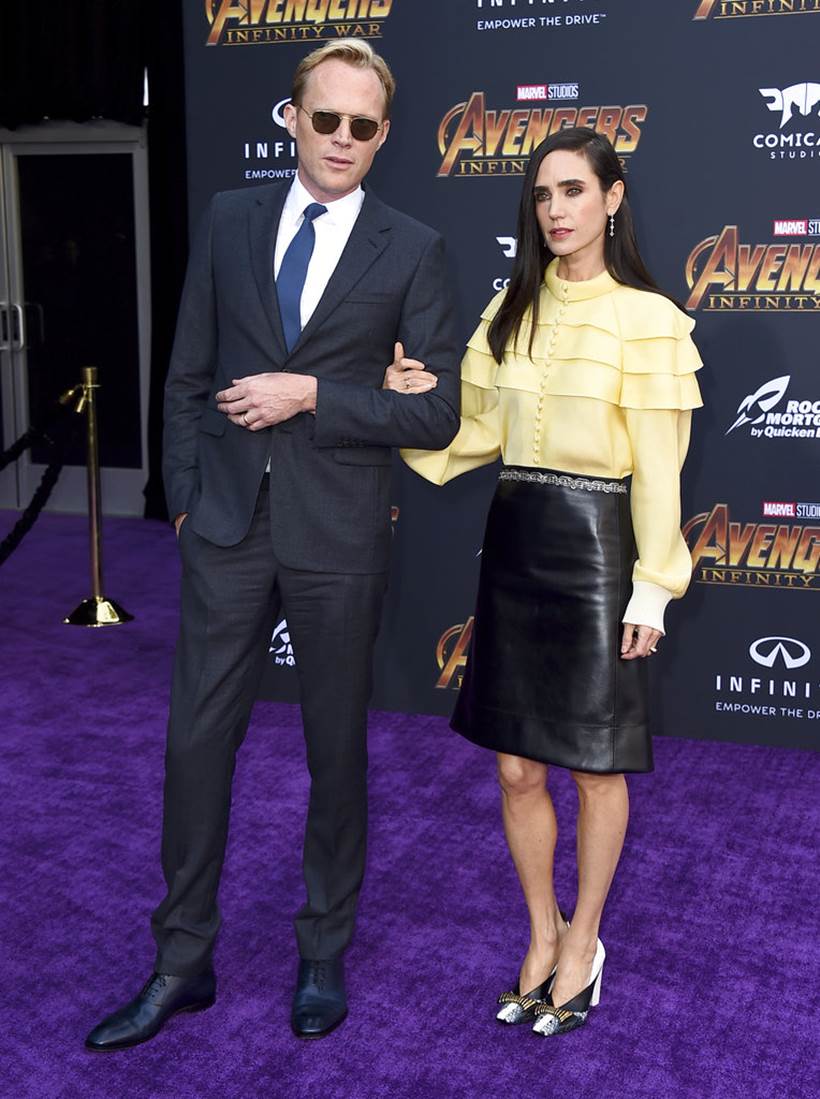 Paul Bettany, Jennifer Connelly avengers infinity war