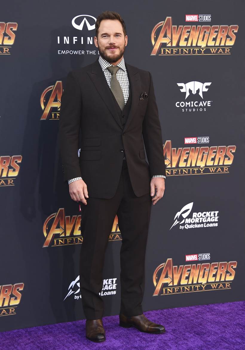 Chris Pratt avengers infinity war star lord