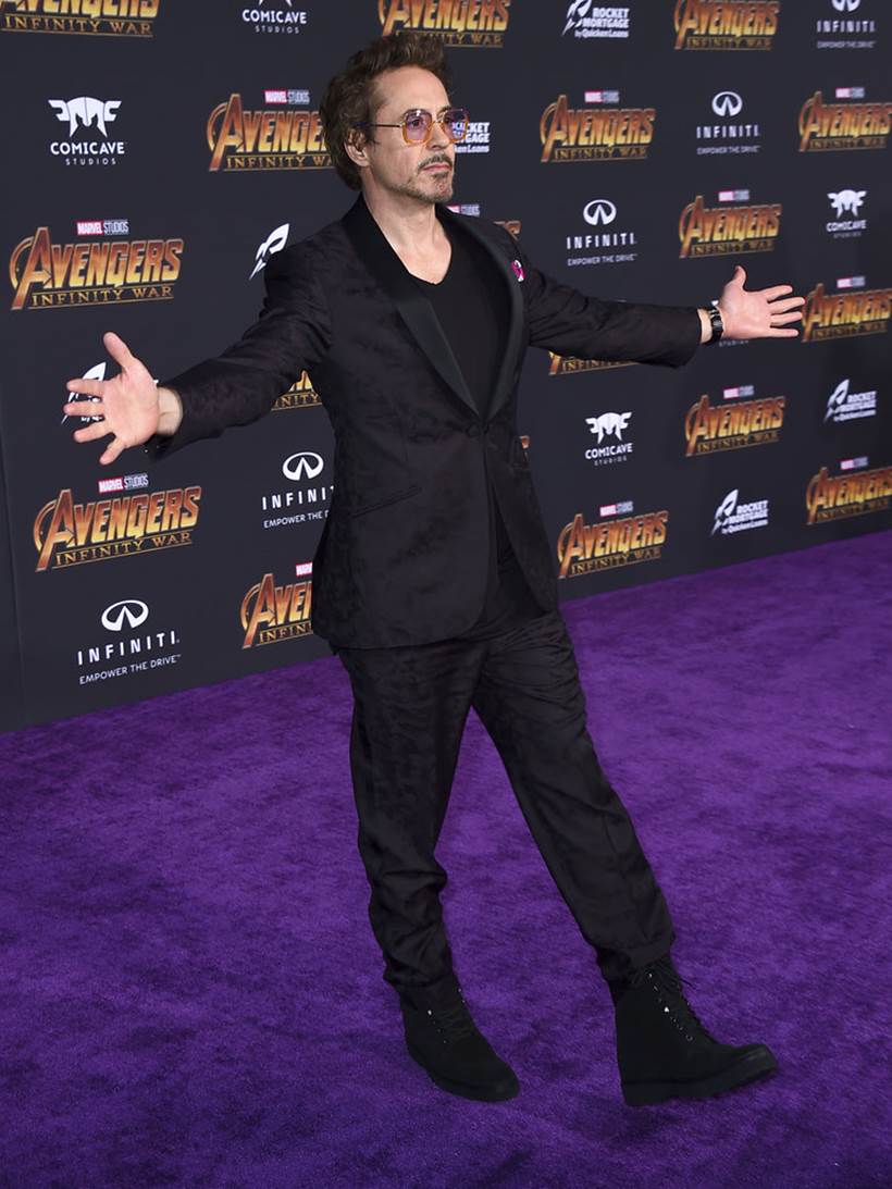 Avengers Infinity War world premiere Robert Downey Jr Benedict Cumberbatch and Chris Hemsworth in attendance Entertainment Gallery News The Indian Express