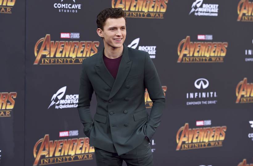 Tom Holland avengers infinity war spiderman
