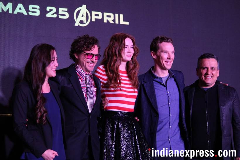 avengers infinity war robert downey jr karen gillan benedict cumberbatch