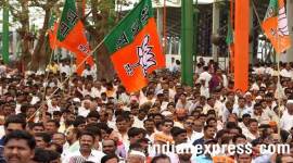 We need to see if BJP changes the slogan from Congress-mukt to Opposition-mukt. (Express photo/Prashant Nadkar)