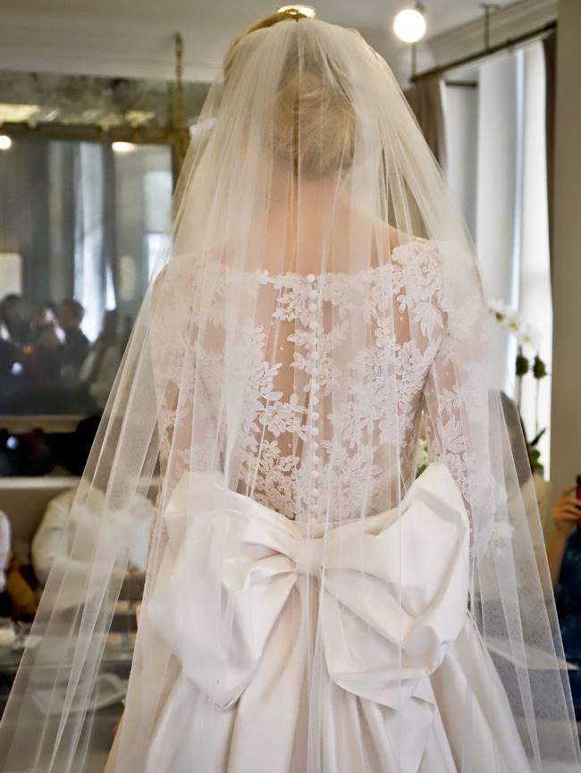 Bridal Fashion Week, Bridal Fashion Week Amsale, Bridal Fashion Week Romona Keveza, bridal dresses, wedding dress designs, Bridal Fashion Week Reem Acra, indian express, indian express news