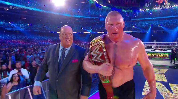 Wrestlemania 2018 Highlights Brock Lesnar Is Still The Wwe