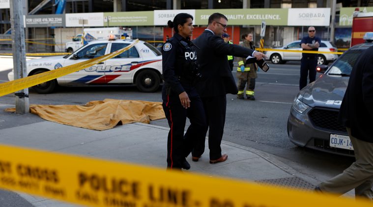 Toronto, canada accident, canada van accident, Toronto news, canada, toronto accident, toronto, world news, indian express news