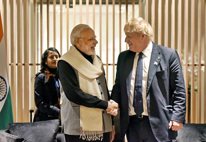 Modi is in London to attend the Commonwealth Heads of Government Meeting.
