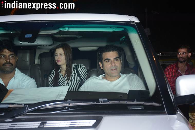 arbaaz khan at salman khan house