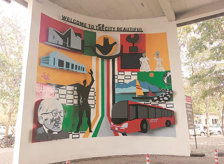 Chandigarh, Chandigarh art, Chandigarh news, chandigarh Murals, chandigarh sculptures, indian express news