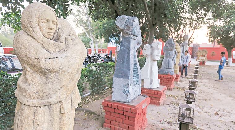 Chandigarh, Chandigarh art, Chandigarh news, chandigarh Murals, chandigarh sculptures, indian express news